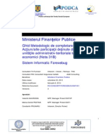Ghid Metodologic de Completare Formular Situatia Actiunilor-Alte Participatii (NOTA31B)_v3.0