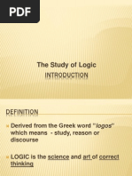 The Study of Logic