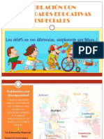 Población Con Necesidades Educativas Especiales Diapositivas 2