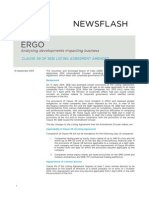 Clause 49 of SEBI Listing Agreement Amended ERGO 16 September 2014