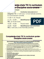 Competente-Cheie TIC +in Curriculum Scolar-Discipline Socio-Umane - 1