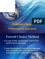 Forced Choice: Performance Appraisal