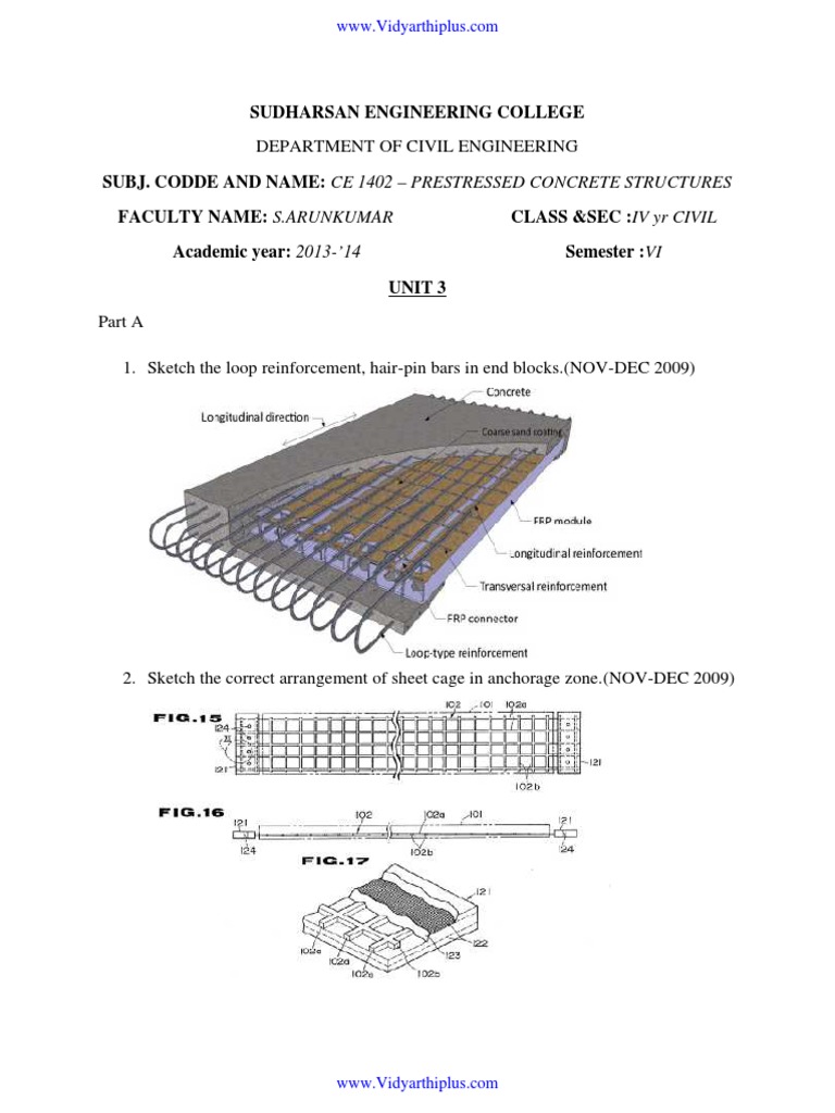 Anchorage Design in Prestressed Concrete | PDF | Stress (Mechanics ...