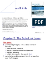 Link Layer and Lans: A Note On The Use of These PPT Slides