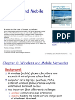 Wireless and Mobile Networks: A Note On The Use of These PPT Slides