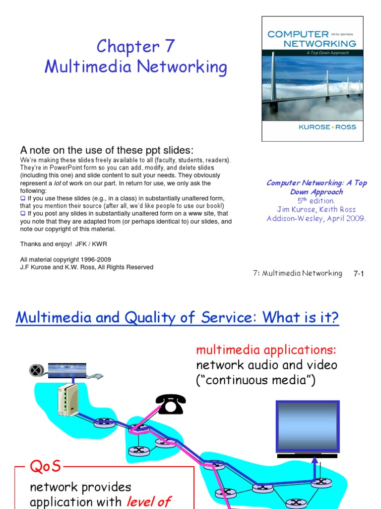 Multimedia Networking: A Note On The Use of These PPT Slides | PDF ...