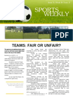 Soccer Newsletter Issue 5