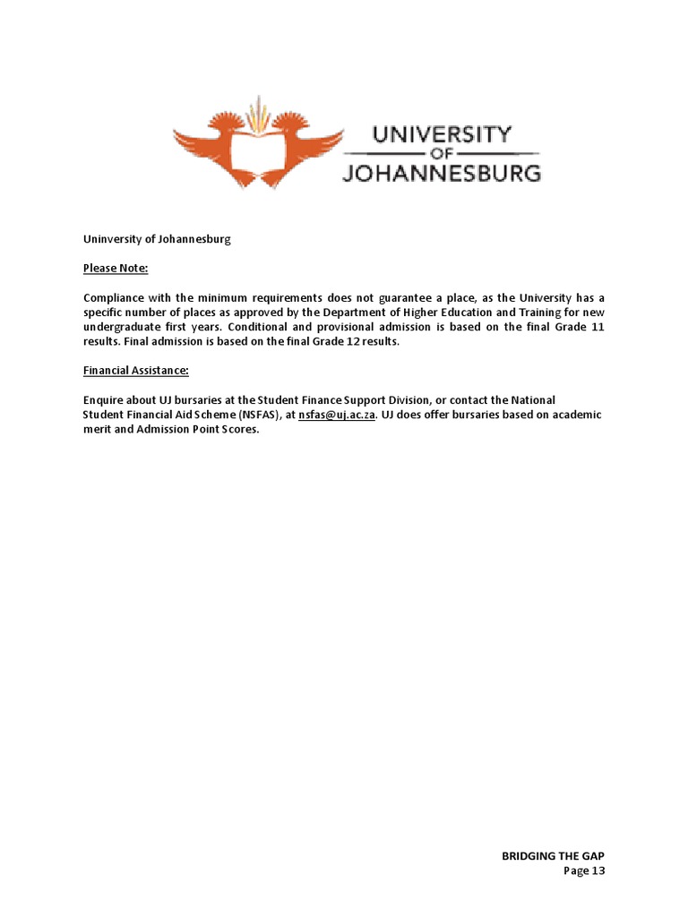 university of johannesburg online application 2023 closing date