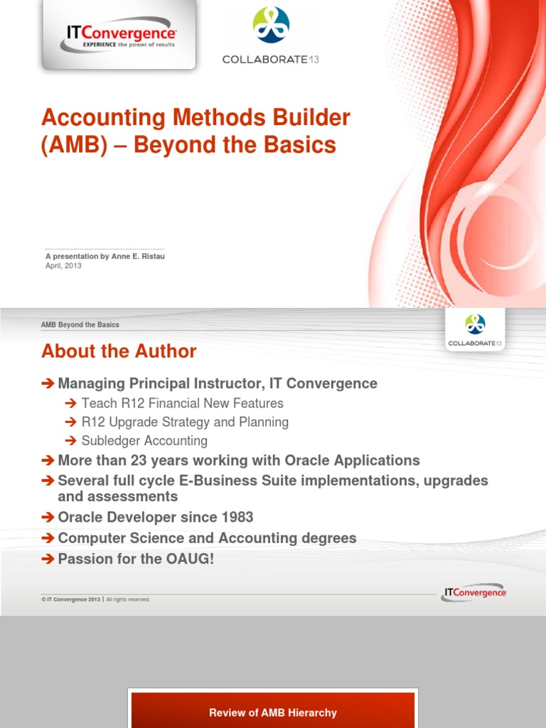 Accounting Methods Builder - Beyond The Basics | PDF