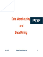 DATA WAREHOUSING AND DATA MINING