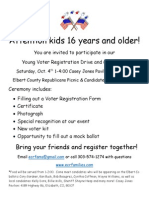 Attention Kids 16 Years and Older