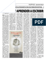 ENSEÑAR Y APRENDER A ESCRIBIR (Oja x Oja 2014-09-22)