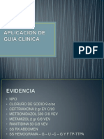Aplicación de Guia Clinica