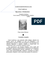 César Lombroso - Hipnotismo e Mediunidade