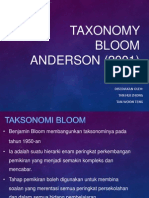 Soalan Taxonomy Bloom Anderson (2001)