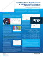 Characterization of Magnetic Sensors at the Operational Temperatures of Industrial Applications