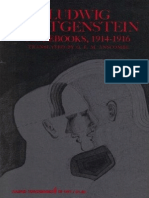Wittgenstein, Ludwig - Notebooks, 1914-1916 (Harper, 1969)
