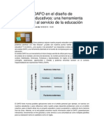 El Análisis DAFO en El Diseño de Proyectos Educativos PDF