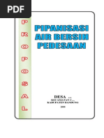 Pipanisasi Air Bersih 