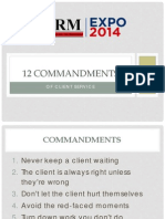 Firm Expo - 12 Commandments of Client Service