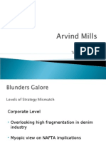 Arvind Mills Case: Business Strategy