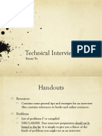 Technical Interviews