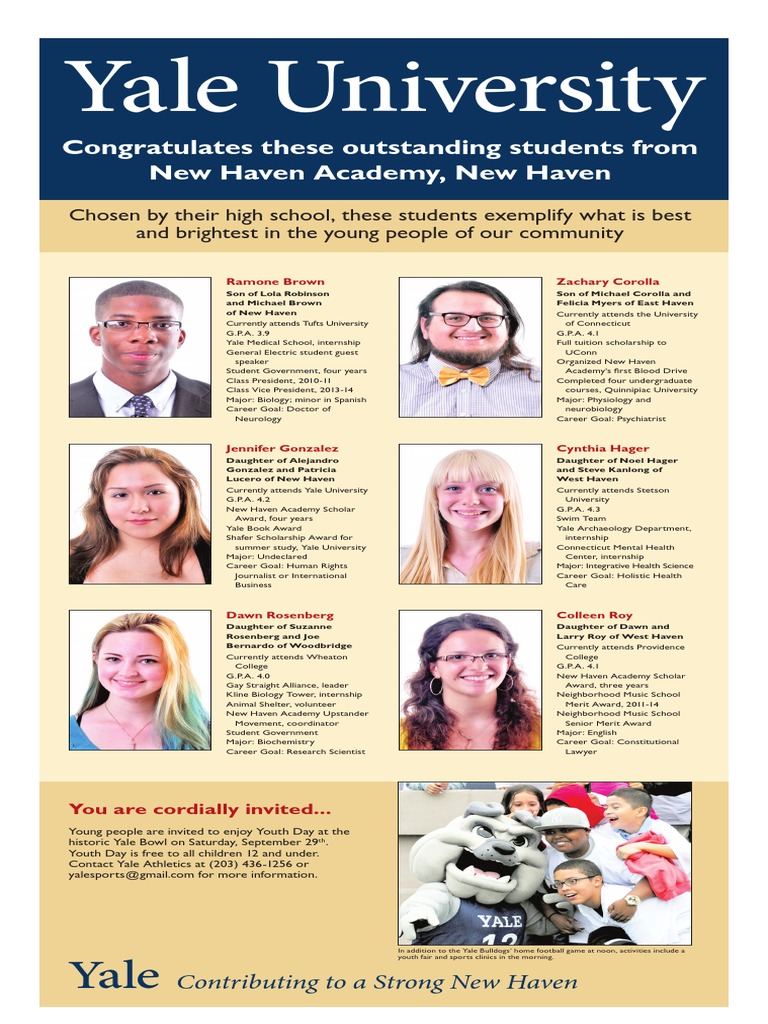 New Haven Academy PDF New Haven Yale University