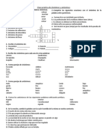 Clase Práctica de Sinónimos y Antónimos