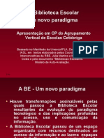 3ª Sessão - I Parte - BE - Um novo paradigma