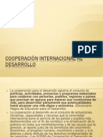 Cooperación Internacional Al Desarrollo