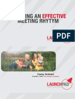 Creating An Meeting Rhytym: Effective