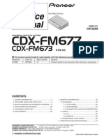 Service Manual: CDX-FM677