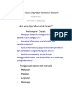 Penggunaan Hewan Digunakan Biomedical Research