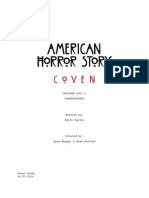 American Horror Story: Coven Spec Script "Showstopper"