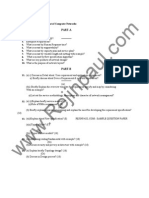 CP7101 Design and Management of Computer Networks Important and Model Question Paper