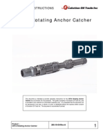 CRTA Rotating Anchor Catcher Operating Instructions