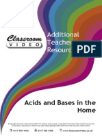 Acids and Bases in The Home