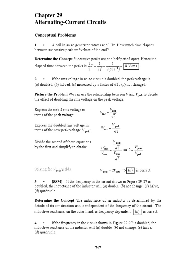 AC Circuit Concepts Explained | PDF | Inductor | Series And Parallel ...
