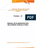 A2 Prointer IV 2014 2 TRH4 Manual de Elaboracao