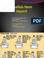 Analisis Item Objektif