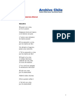 Poemas Gabriela Mistral