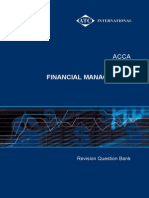 F9 Financial Management: Revision Question Bank