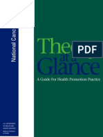 Theory at A Glance. A Guide For Health Promotion Practice