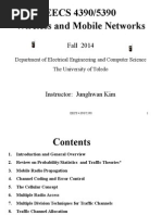 EECS 4390/5390 Wireless and Mobile Networks: Fall 2014