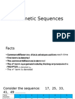 Arithmetic Sequences