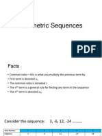 Geometric Sequences (1)
