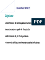 Clase 11, Equilibrios Ionicos y PH (Curso 2009) (Modo de Compatibilidad)