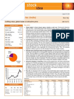 Technocraft Industries (India) : Crafting Value Global Leader at Attractive Price