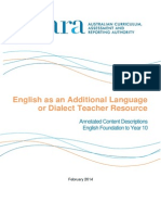 Eald Learning Area Annotations English Revised February 2014