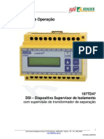 Manual de Operação: 107TD47 DSI - Dispositivo Supervisor de Isolamento